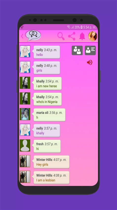lesbian online chat.